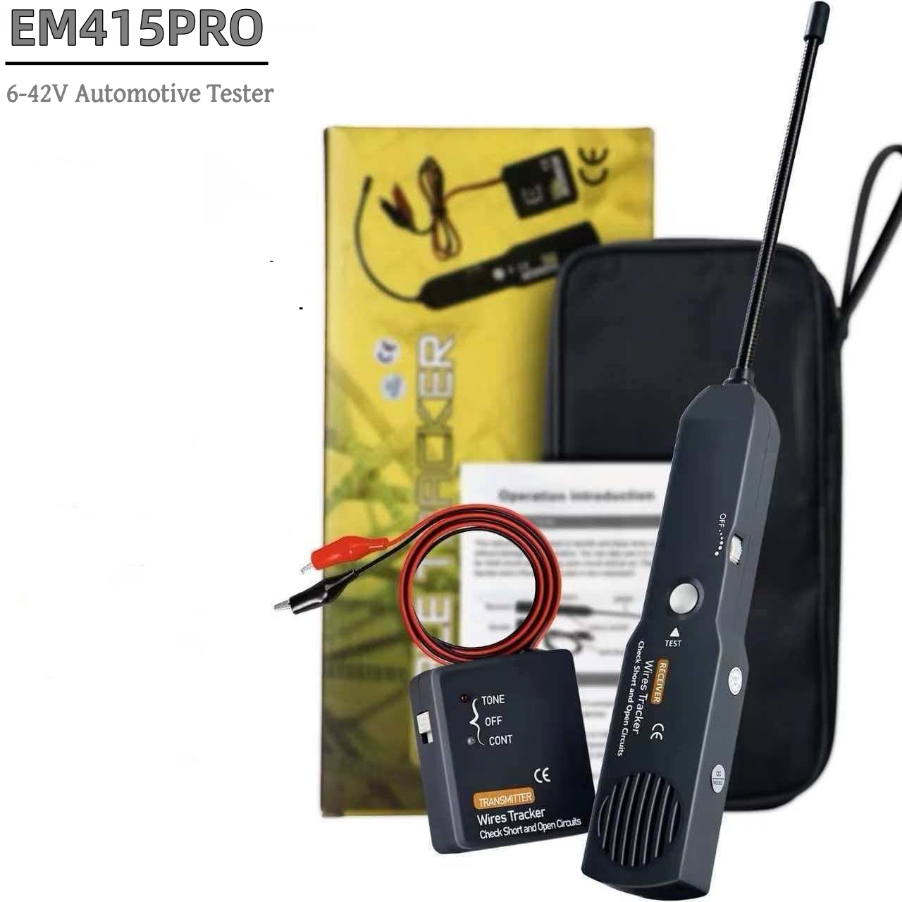 Car Diagnostic Tool - EM415PRO: probador de circuitos automotrices, rango