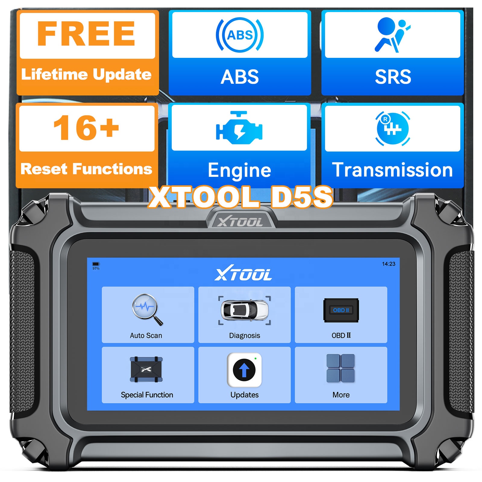 Car Diagnostic Tool - Escáner OBD2 D5S de 12V con
