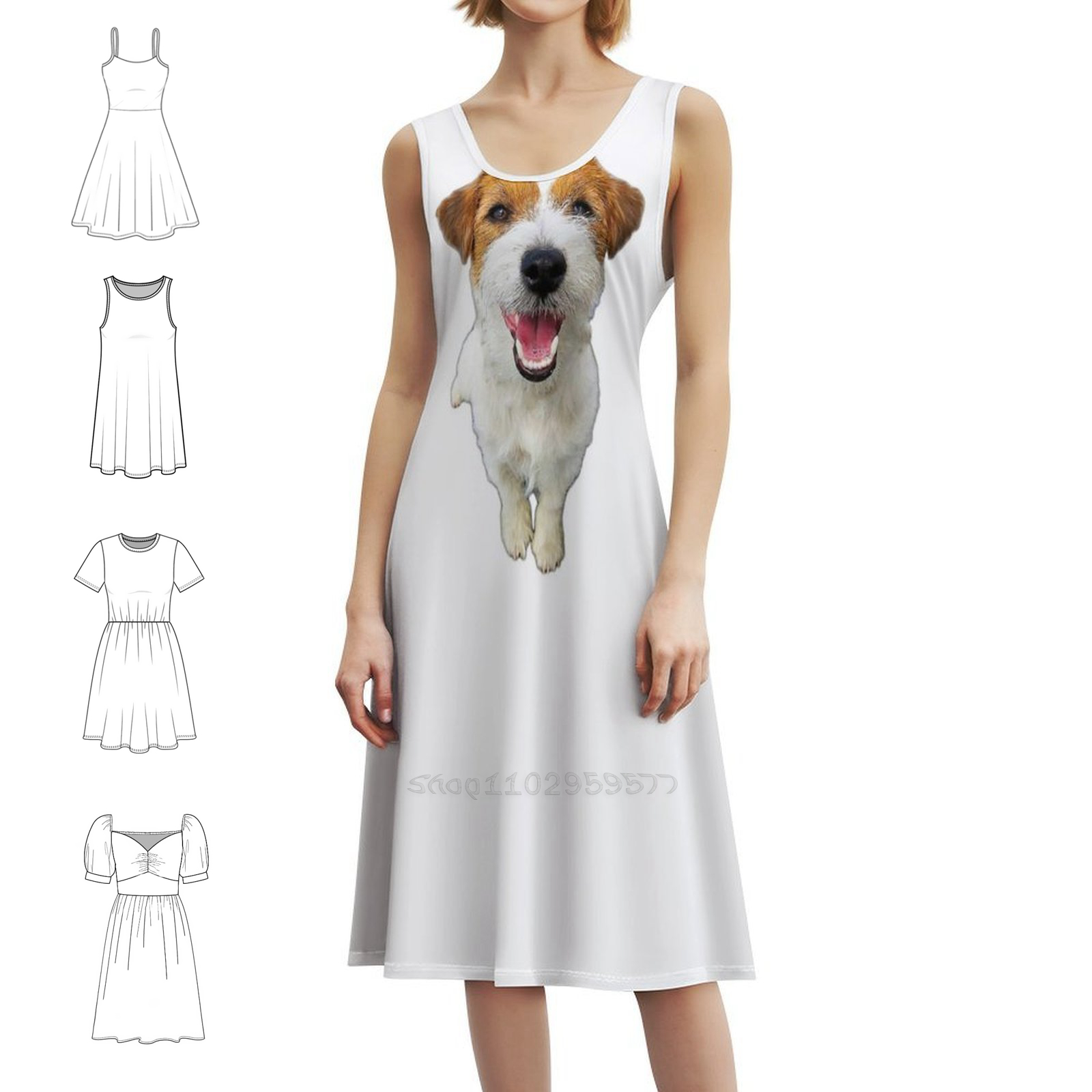 Car Jack - Jack Russell Terrier lindo cara cachorro