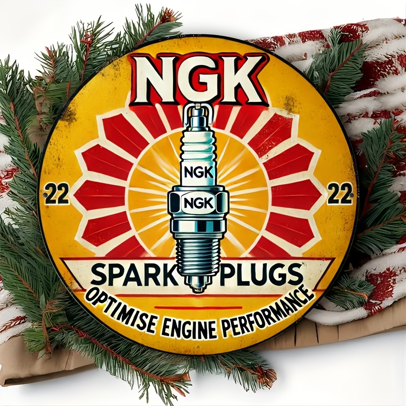 NGK-letrero de estaño de Metal - Spark Plug reseña y precio