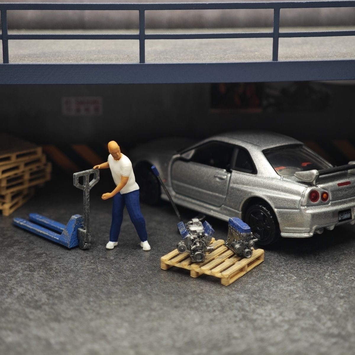 1:64 Decoración de escenas de  - Car Jack reseña y precio