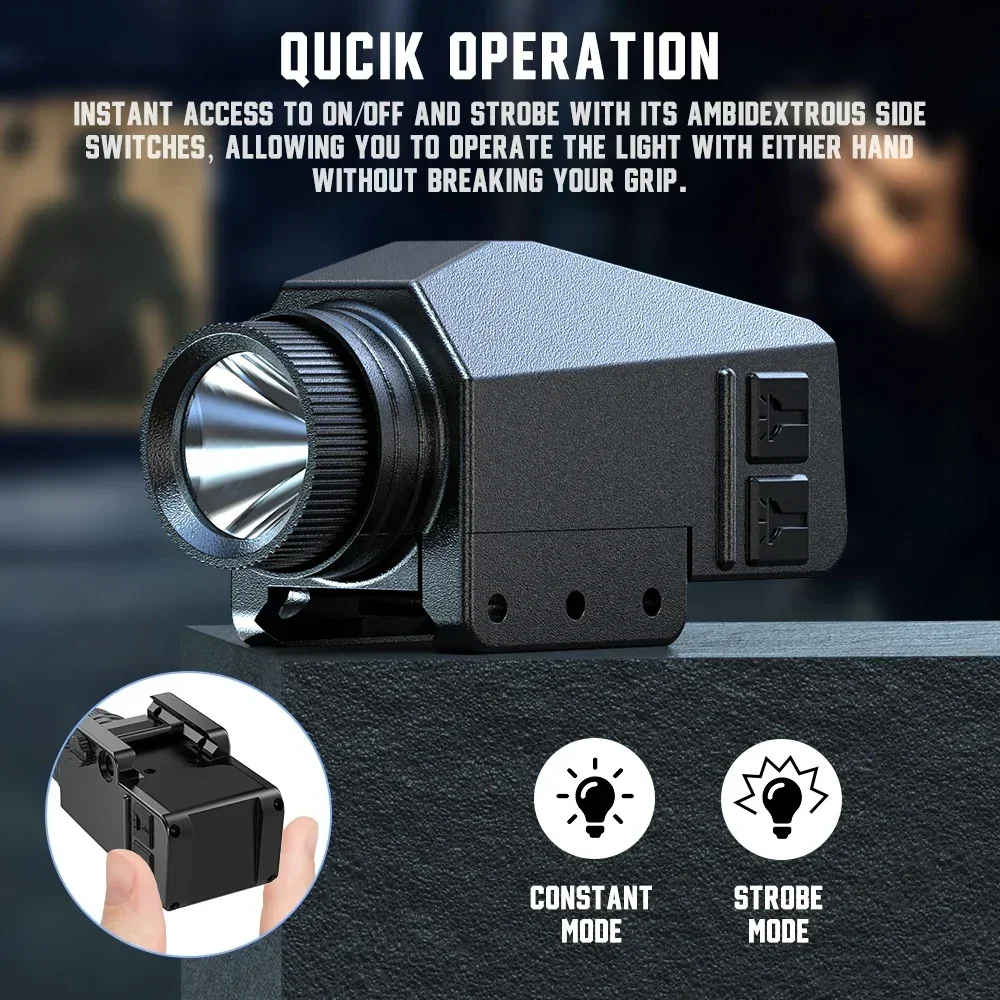 Linterna Táctica LED de 1000LM - Timing Light Gun reseña y precio