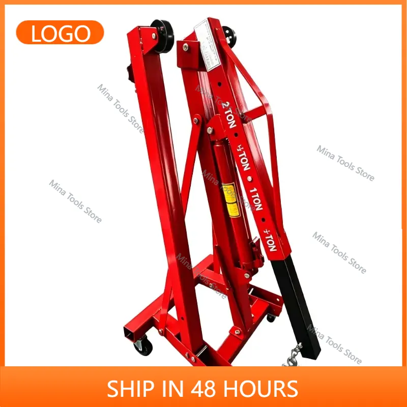 Grúa hidráulica plegable de 2  - Car Lift reseña y precio
