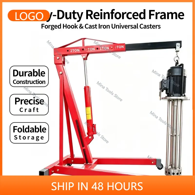 Grúa hidráulica plegable de 2  - Car Lift reseña y precio