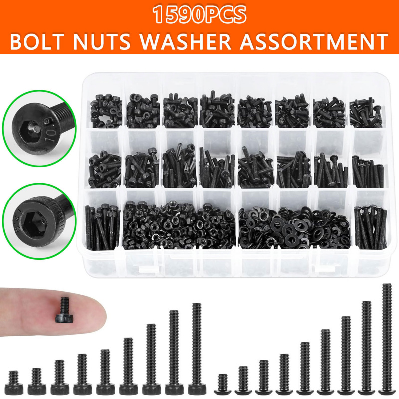 Kit surtido de tornillos M3 de - Socket Set reseña y precio