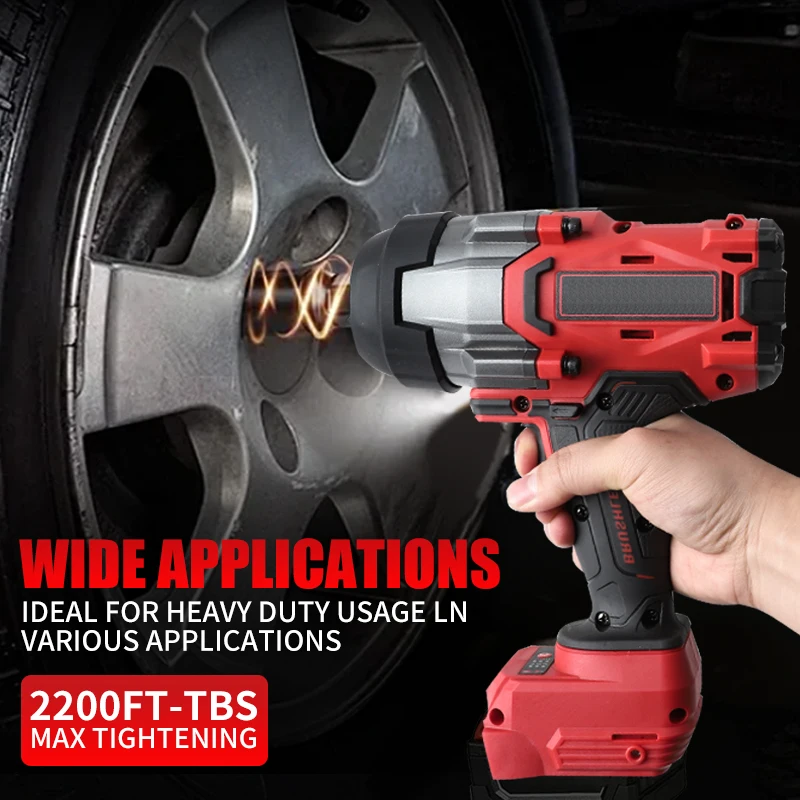 Llave de impacto inalámbrica d - Torque Wrench reseña y precio